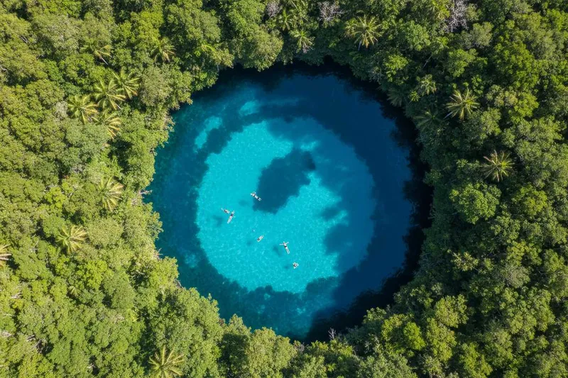 Riviera Maya cenote near Puerto Morelos for hot July weather and sargassum backup plans