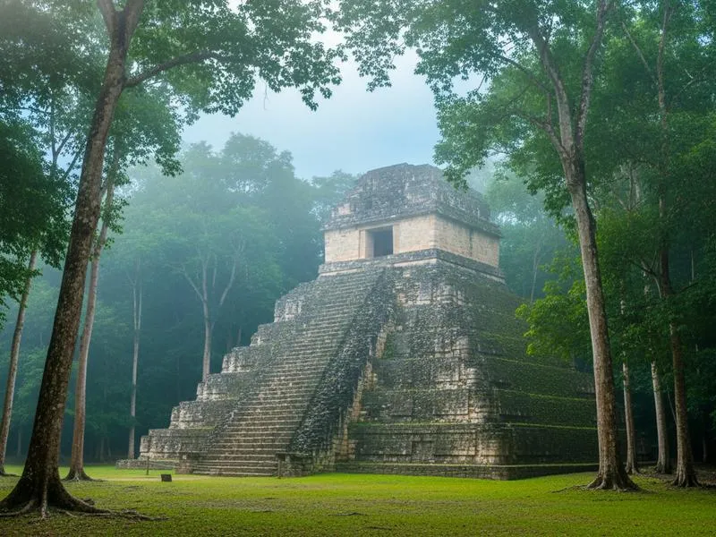 Boutique hotel courtyard in San Cristóbal de las Casas with colonial architecture and bougainvillea