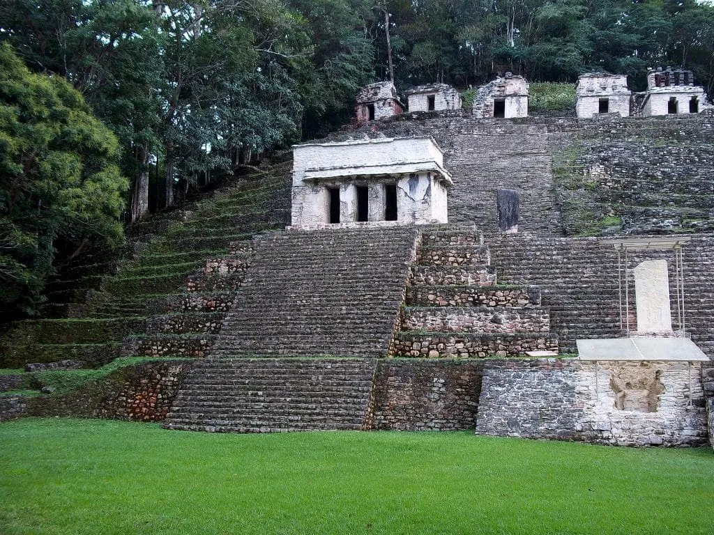 Bonampak archaeological site deep in the Chiapas jungle