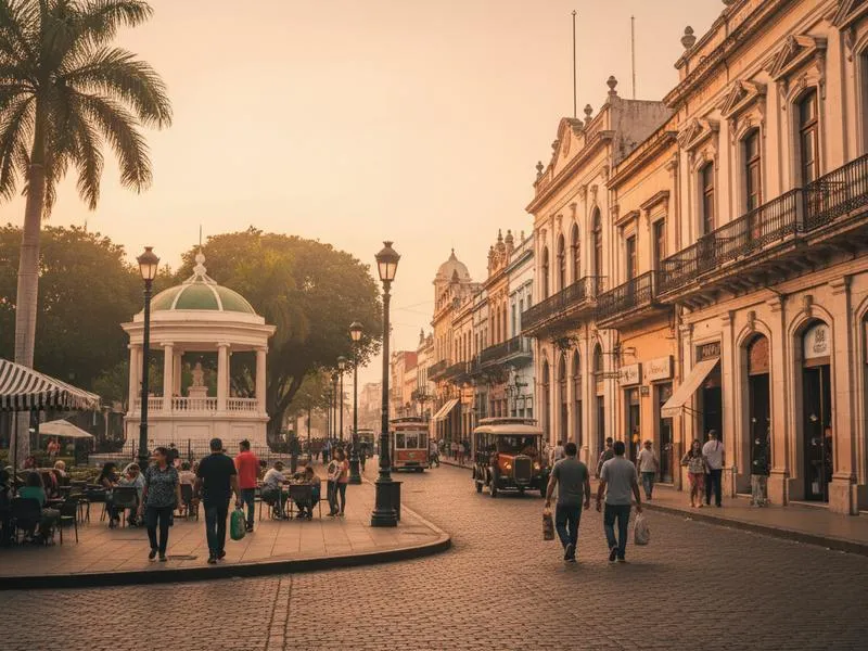 Downtown Tampico in May with historic streets, plazas, and heat-smart Gulf Coast sightseeing