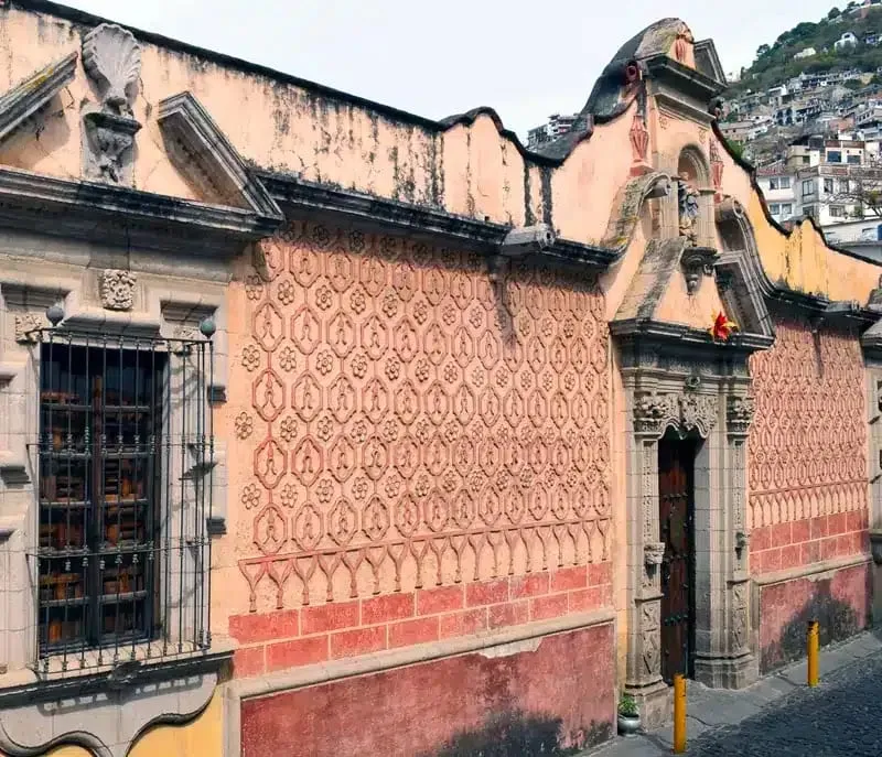 Viceroyal art and colonial silver artifacts displayed in the Taxco Guerrero museum showing New Spain history