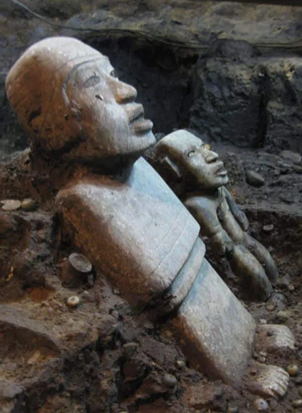 archaeological artifacts and relics found at Teotihuacan excavations displayed in the site museum
