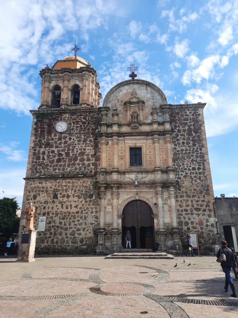 Church and plaza in Tequila Jalisco during a November visit