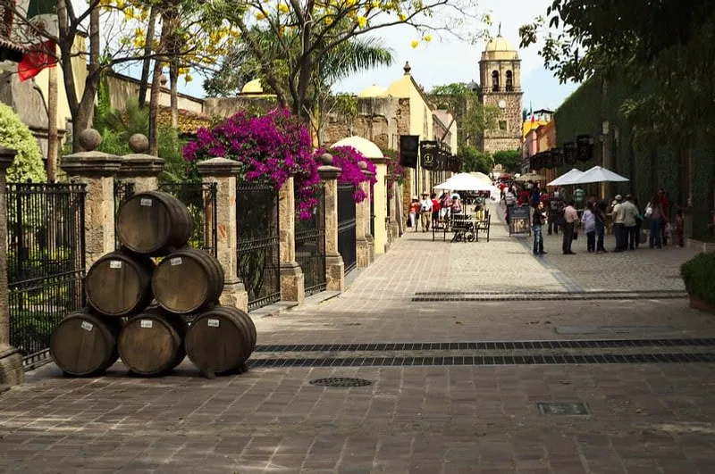 Tequila Jalisco streets in November with warm dry-season weather