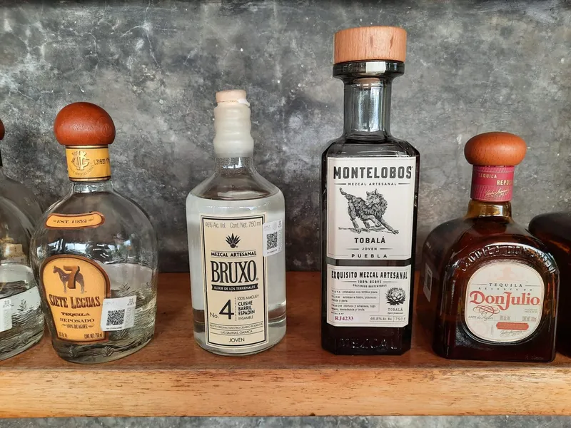 Tequila tasting setup, useful for planning distillery tours in November