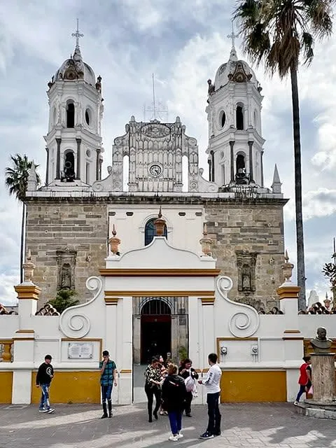 Church in Tlaquepaque during a November cultural trip
