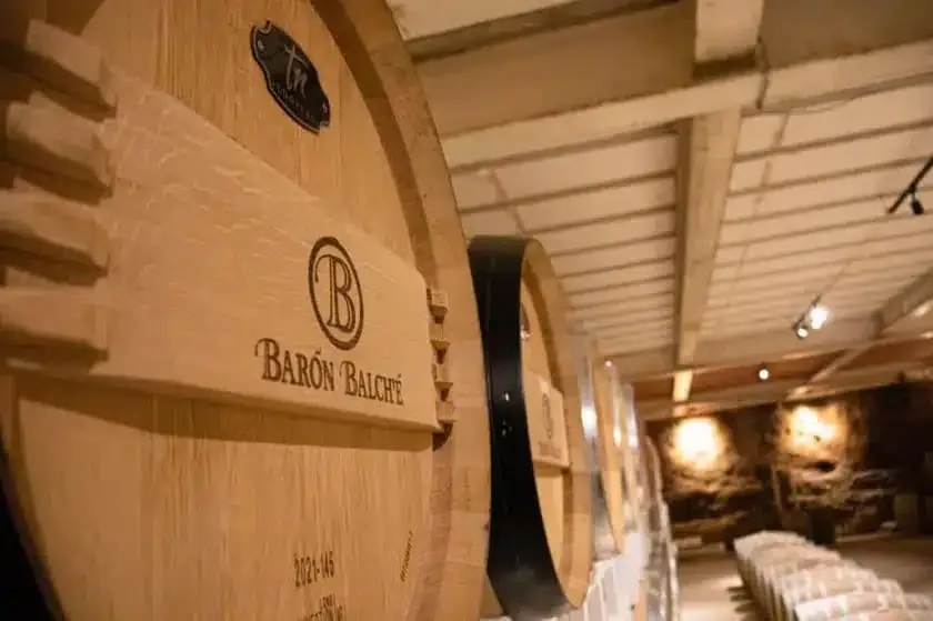 Small boutique winery in Valle de Guadalupe showing intimate tasting room setting in Baja California wine country