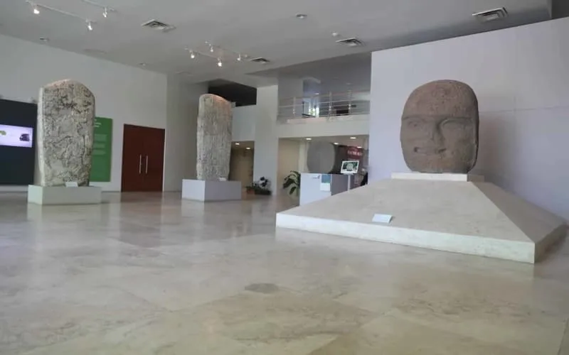 Museum interior in Villahermosa for October late-rainy-season sightseeing