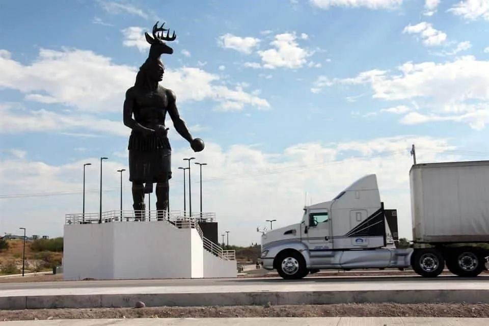 Giant Deer Dance statue — 30 meters tall, the tallest sculpture in Latin America, near Ciudad Obregón on Highway 15
