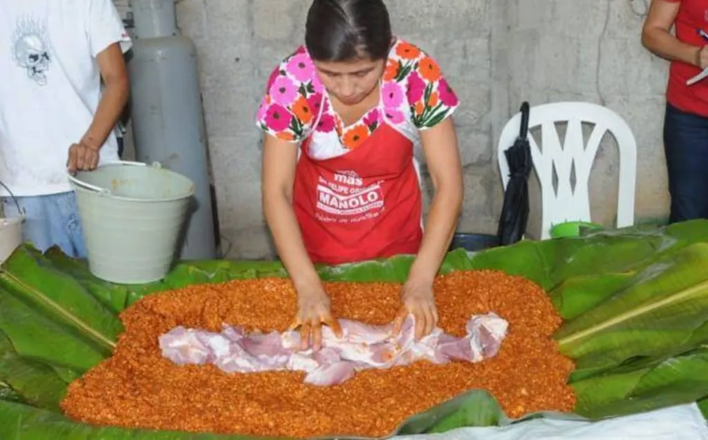 zacahuil tamale — Huasteca Potosina Mexico