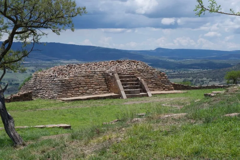 Zacatecas streets during a clear November city break