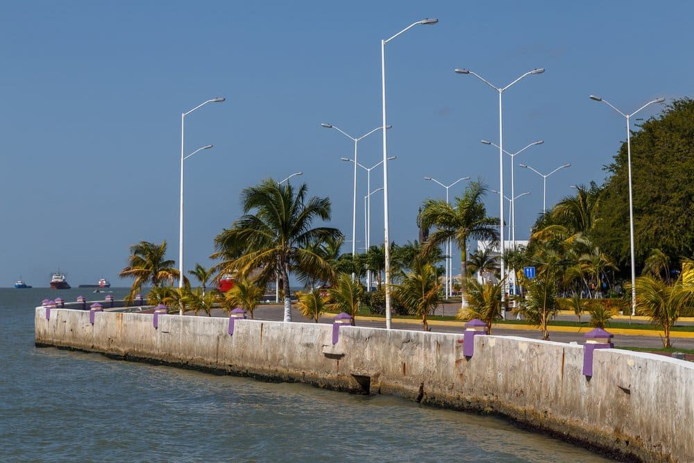 bay of campeche — Bay Of Campeche And Ciudad Del Carmen