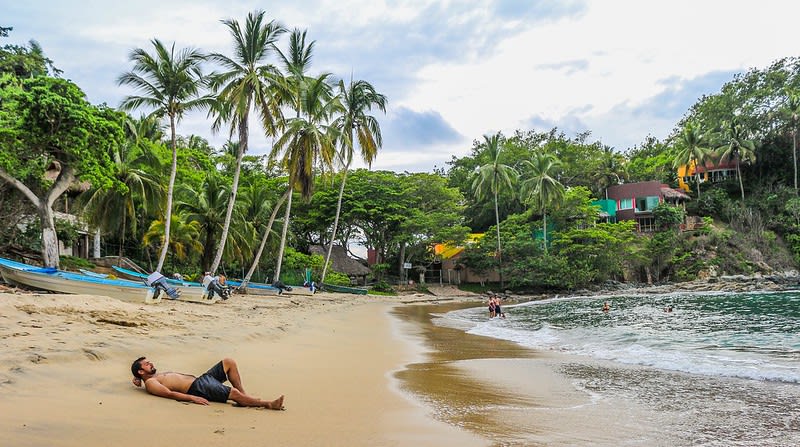 san pancho beach — Beaches In The Mexican Pacific Coast