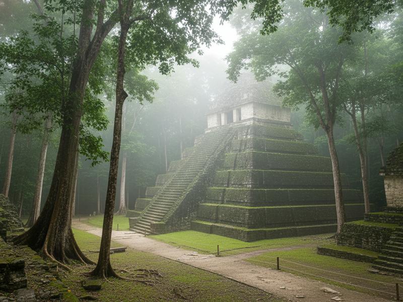Winding mountain road through the Chiapas highlands with dramatic valley views