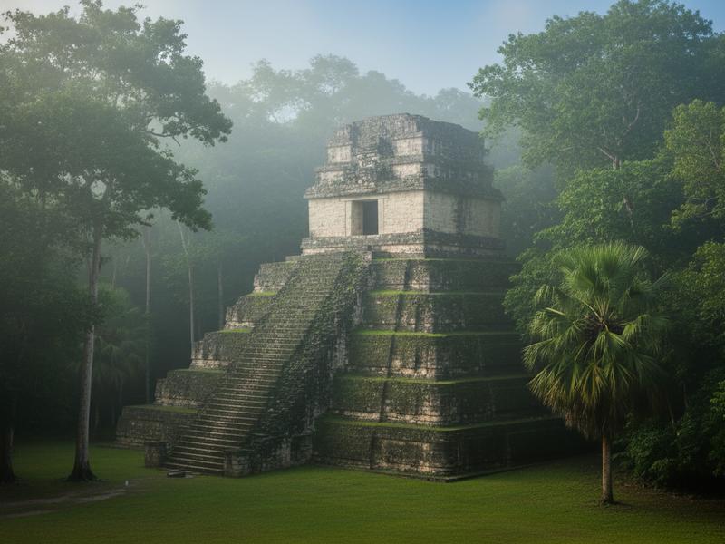 Traditional Chiapas dishes including tamales wrapped in banana leaves, black beans, and colorful salsas
