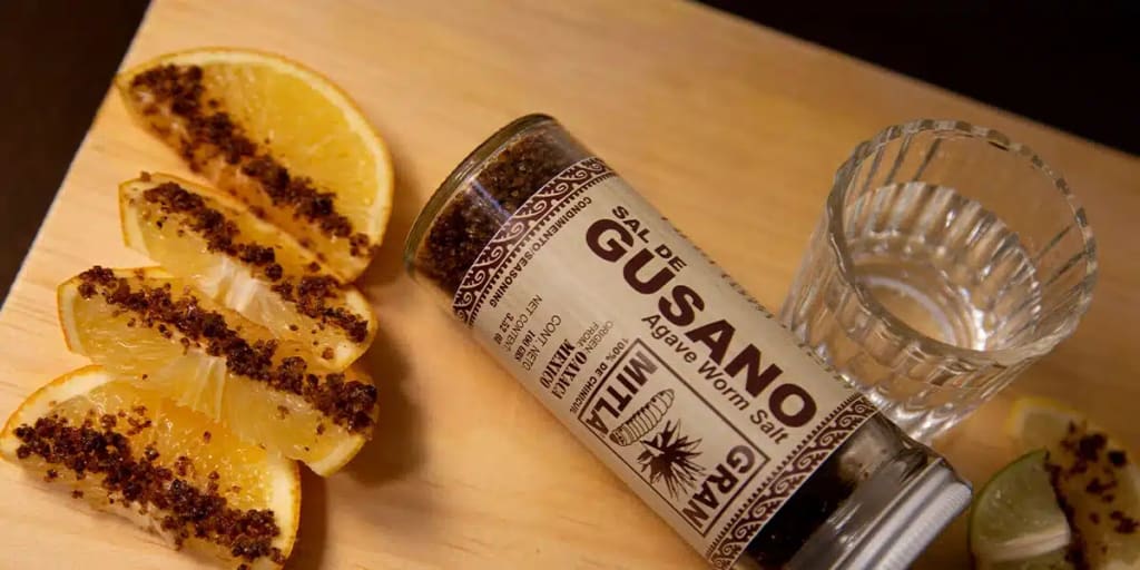 worm salt — Chinicuiles And Mezcal Worm