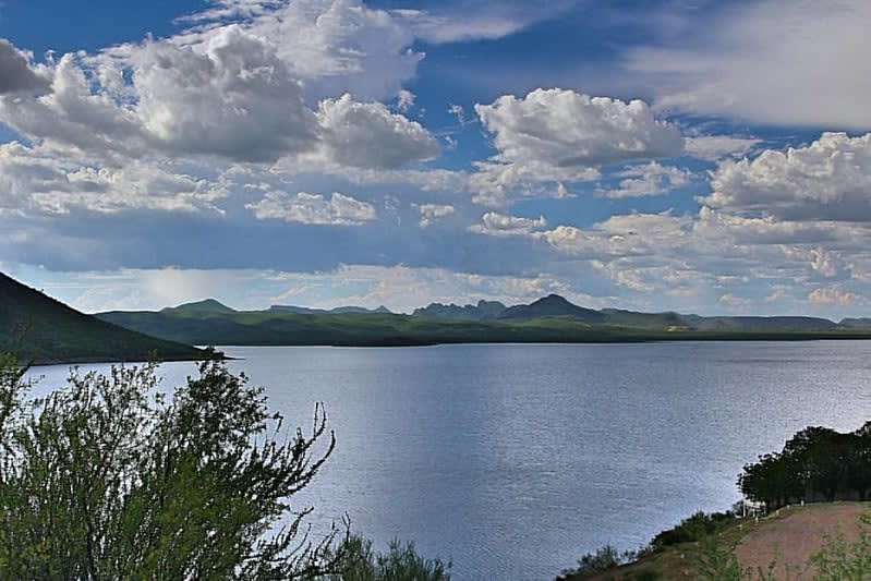 Oviachic Dam near Ciudad Obregón during a January Sonora route