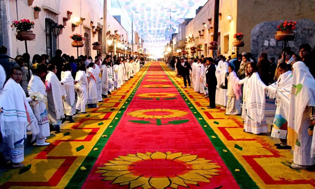 Huamantla Tlaxcala Mexico Parade