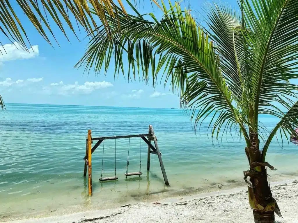 Isla Aguada Campeche Mexico Beach