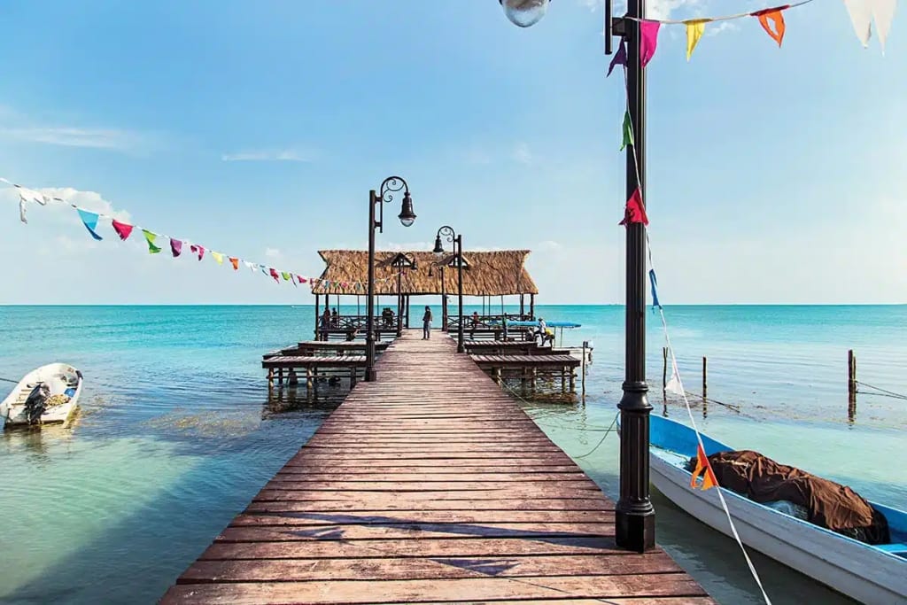 Pier Isla Aguada Campeche Mexico