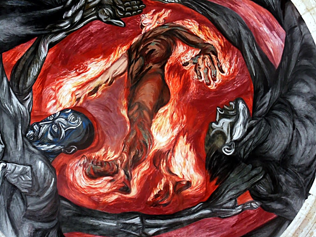 José Clemente Orozco’s ‘El Hombre en Llamas’ mural
