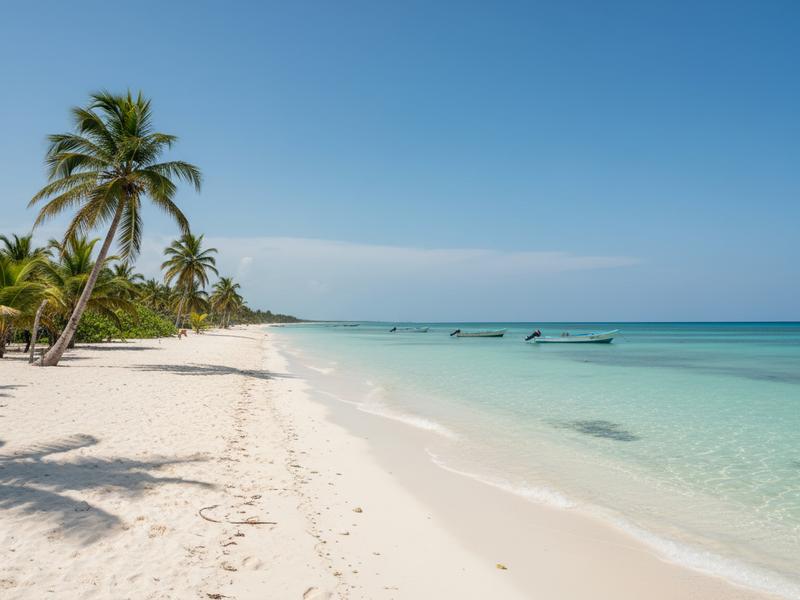 La Ropa beach in Zihuatanejo with calm bay water