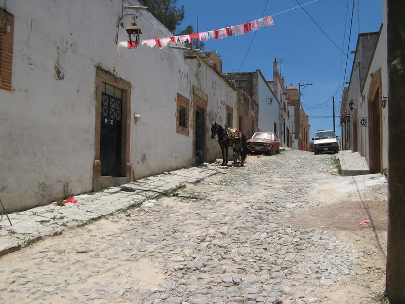 Mineral De Pozos Guanajuato Street