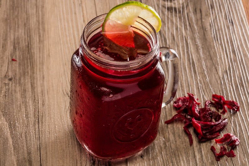 agua de jamaica — Non Alcoholic Mexican Drinks