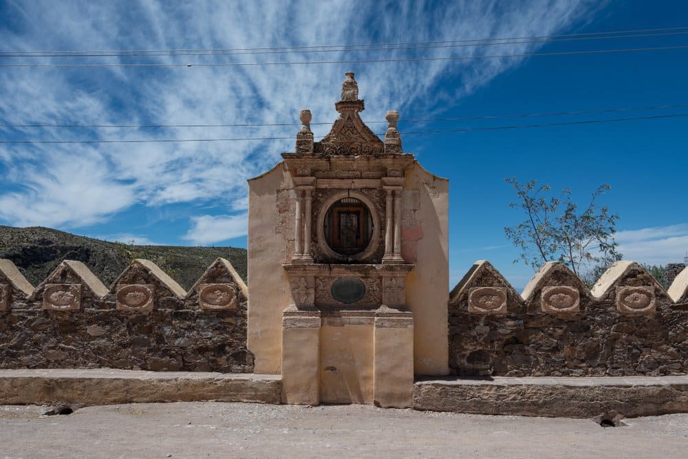 Wixáritari (Huichol) pilgrimage site near Real de Catorce — the Cerro Quemado sacred mountain in the Wirikuta desert