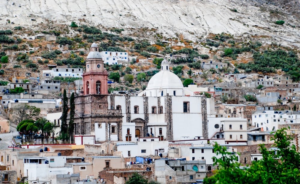 Real de Catorce Pueblo Mágico panorama — high-altitude ghost town at 2,750 meters in the San Luis Potosí desert