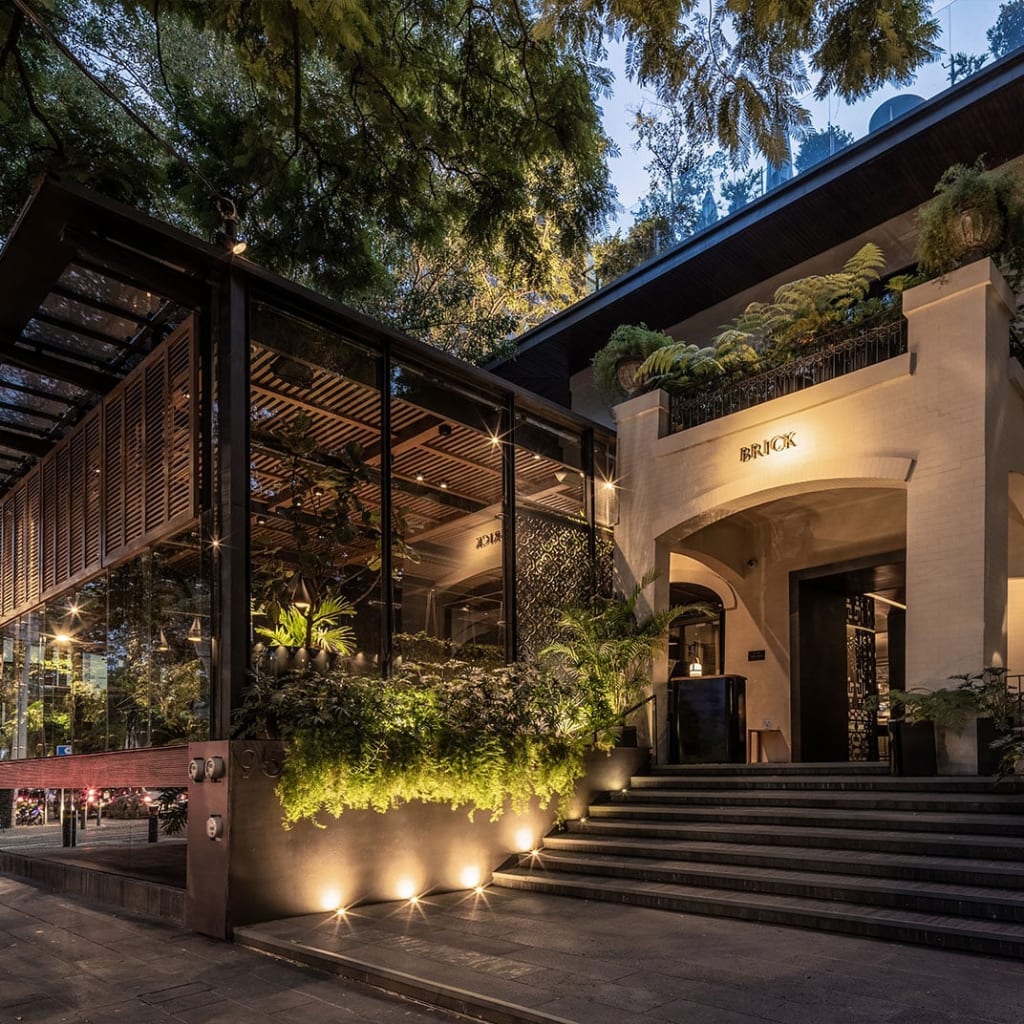 roma mexico city hotel brick