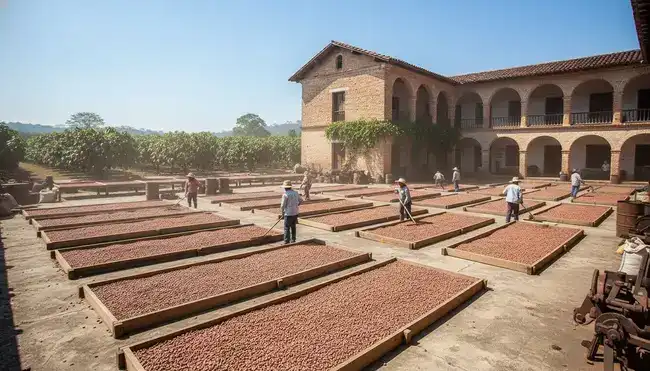 Must visit chocolate haciendas drying beans