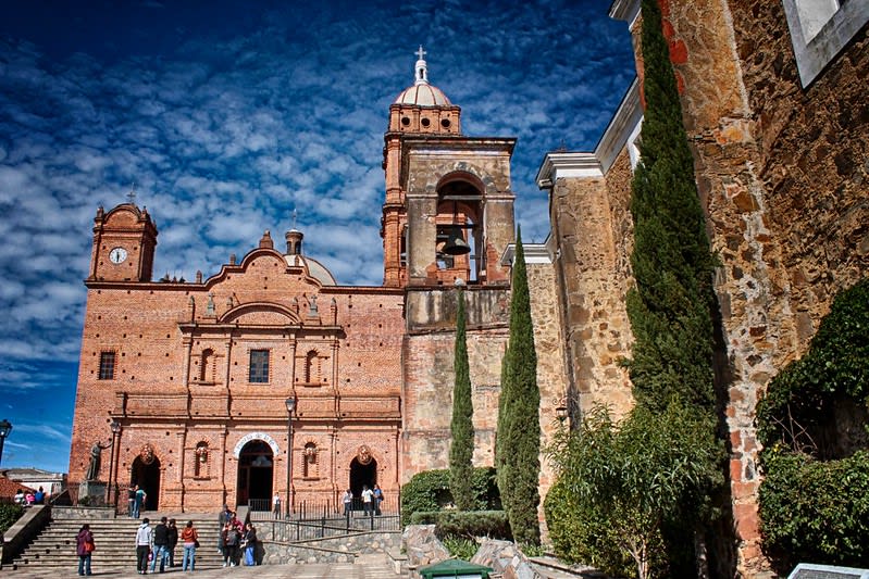 Tapalpa pine forest and mountain scenery in summer