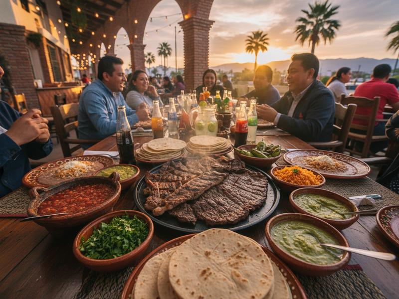 Northern food stop in Torreon before museums and Cristo de las Noas evening plans