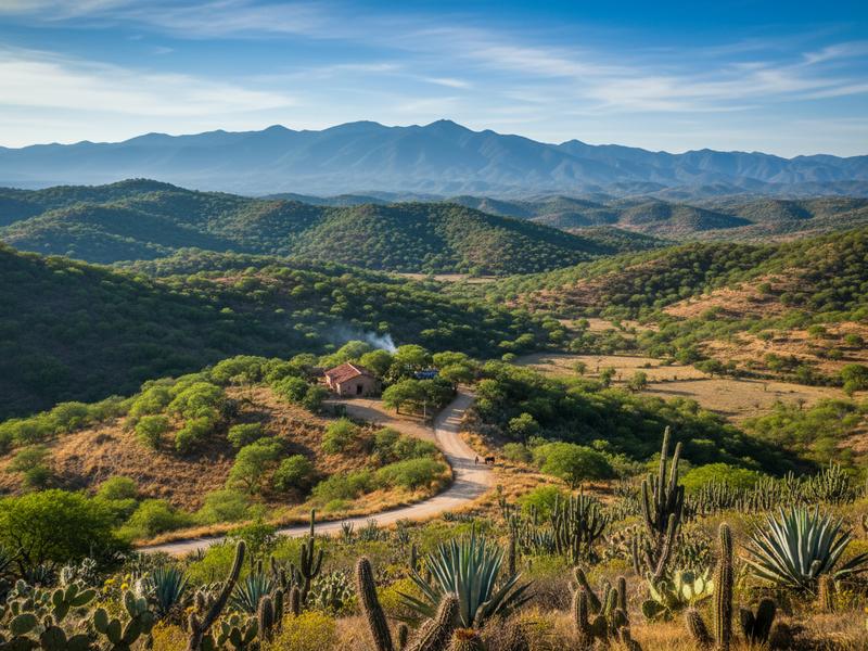 Summer view from Monte Alto in Valle de Bravo